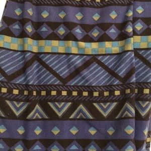 LulaRoe OS leggings geometric pattern